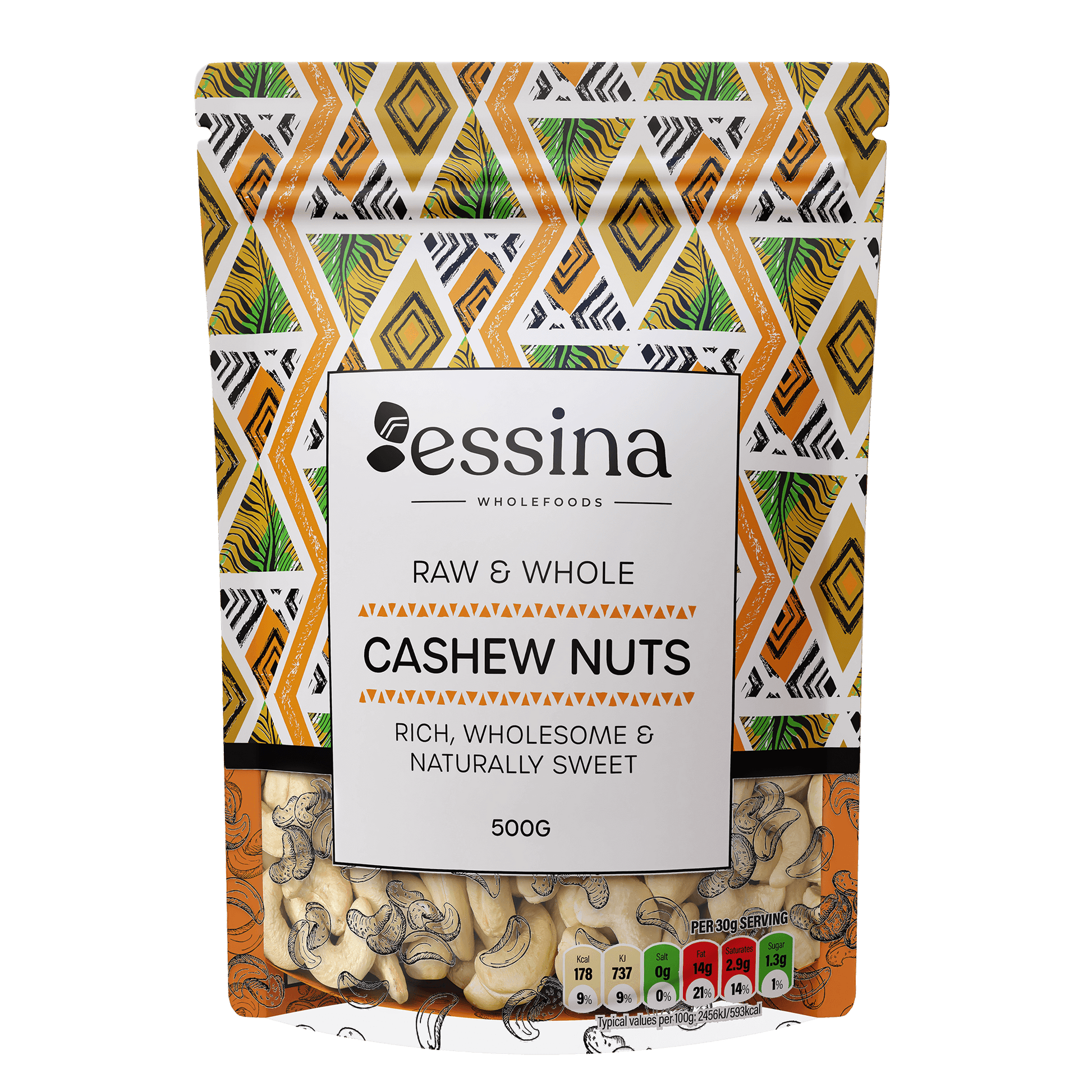 Raw Whole Cashew Nuts